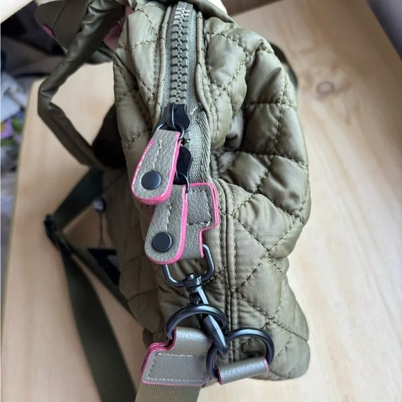 BC Handbags Quilted Crossbody Tote – Olive Green (NWT) - Picture 5 of 10